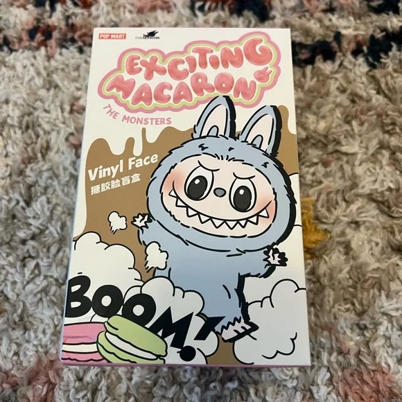 Labubu The Monsters - Exciting Macaron Vinyl Face - Sesame Bean Labubu - Picture 6 of 9